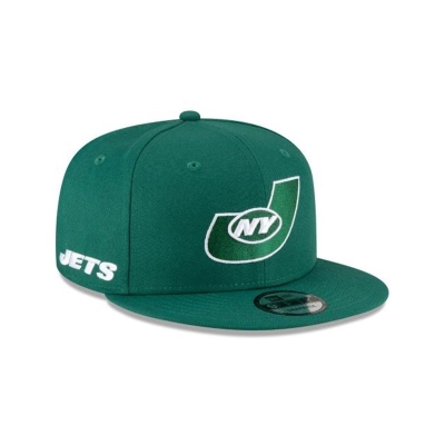 Green New York Jets Hat - New Era NFL Logo Mix 9FIFTY Snapback Caps USA3158092